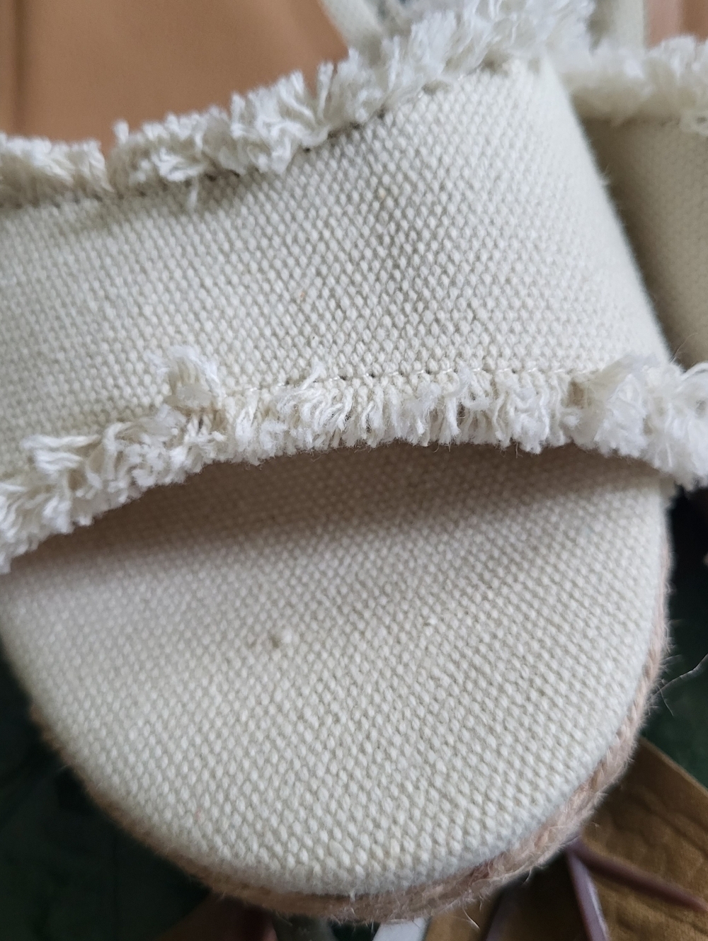 Tommy Bahama Canvas Espadrille Wedge Canvas Sandals Shoes 8.5 NEW Coastal Chic - Picture 5 of 13